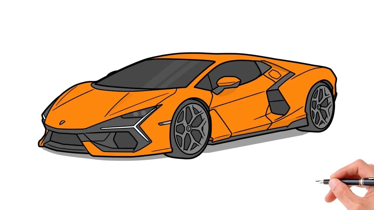 Jak narysować lamborghini: proste kroki do realistycznego rysunku